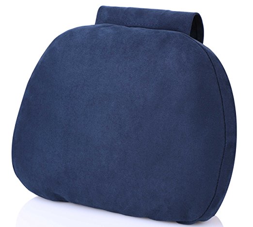 Softest Auto Car Neck Pillow - Plush Headrest Support Cushion for Pain Relief - Sapphire