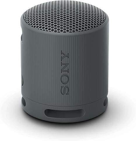 Sony SRS-XB100 - Wireless Bluetooth, Portable, Lightweight, Compact, Outdoor, Travel Speaker, Durable IP67 Waterproof & Dustproof,16 HR Battery, Versatile Strap, Hands-Free Calling, Black