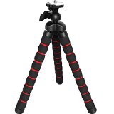 Bendipod Flexible Mini Camera Tripod with Universal 14-inch Tripod Screw Mount for Digital DSLR and Video Cameras For Travel and Tabletop Use