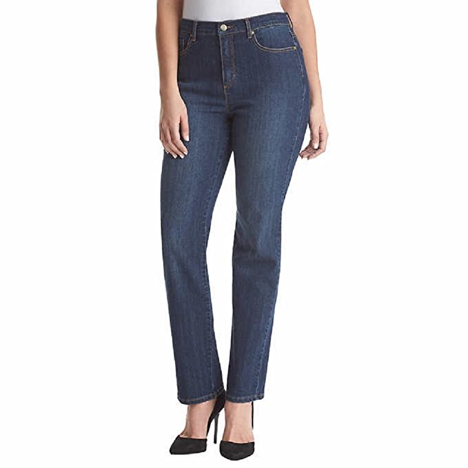 Gloria Vanderbilt Ladies' Amanda Stretch Denim Tapered Leg Jean Sizes 4-18 Average Length - 31" inch Inseam