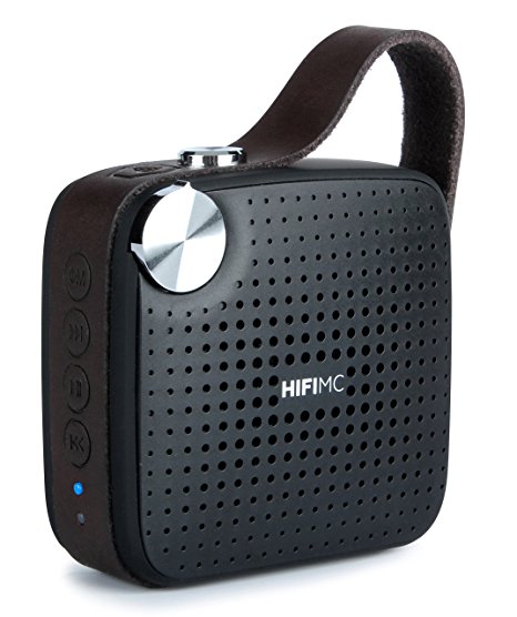 Amazon Prime Deals - HIFI MC - (Brand New) Ultra-Portable, Wireless, Bluetooth Speaker - Premium Distortion Free Sound & Deep Rich Bass. The #1 Best All Around Bluetooth Speaker On The Market. (Black)
