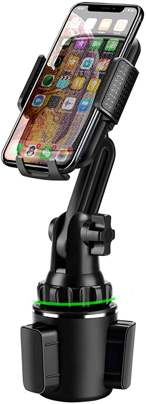 Car Cup Holder Phone Mount , Cell Phone Holder for Car Golf Cart Cradle with Upgraded Cup Base for iPhone 11 Pro/XR/XS Max/X/8/7 Plus/6s/ for Samsung S10/Note 9/S8 Plus/S7,GPS