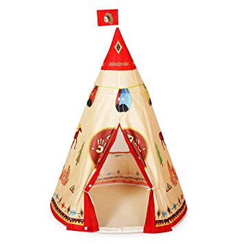 Ylovetoys Kids Play Tent Indian Teepee for Children Indoor Outdoor Use