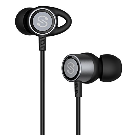 Soundpeats B30 Metal Wired In-Ear Headphones, Black