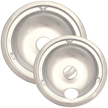 Range Kleen 179802Xcd5 Style C Two-Pack Porcelain Drip Pans