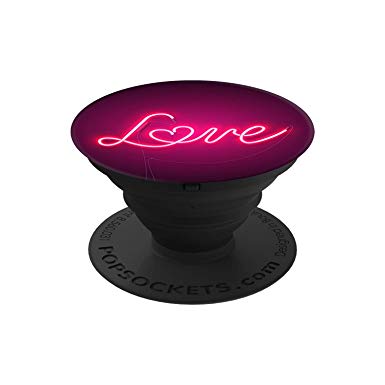 PopSockets: Collapsible Grip & Stand for Phones and Tablets-Love Sign