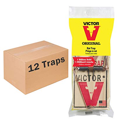 Victor Metal Pedal Rat Trap (Pack of 12) | 🇺🇸 Made in USA