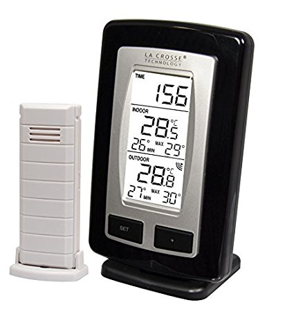 La Crosse Technology WS9245BLA-SIL Temperature Station - Black