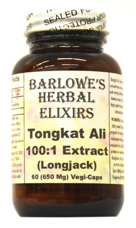 Tongkat Ali Extract 1001 - 60 650mg VegiCaps - Stearate Free Bottled in Glass
