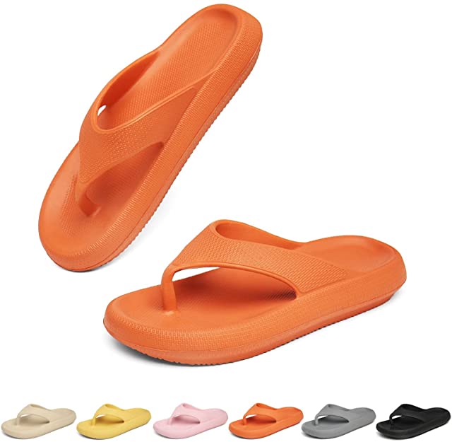 Somic Cloud Slippers for Women Flip Flops Cusioned Soft Sandals Bubble Slides for Men Extremely Comfy Quick Drying Thick Sole