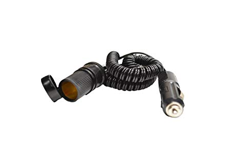 12V Car Extension Cord (Coiled Stretch from 36" to 120")
