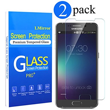(2 Pack) Samsung Galaxy Note 5 Screen Protector, LMirror Ultra-thin Tempered Glass Screen Protector for Anti-scratch/Fingerprint resistant Galaxy Note 5 -[Lifetime Warranty]