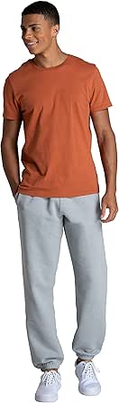 Fruit of the Loom Eversoft Fleece Elastic Bottom Sweatpants with Pockets, Relaxed Fit, Moisture Wicking, Breathable