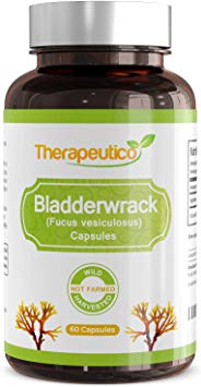 Bladderwrack Capsules | Wild Harvested | 60 Veg Caps | Non-GMO | No Preservatives, Fillers |