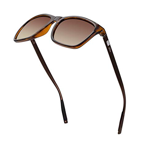 Square Aluminum Magnesium Frame Polarized Sunglasses Spring Temple Sun Glasses