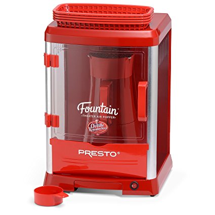 Presto 05314 Orville Redenbacher's Fountain Theater Hot Air Popcorn Popper, Red