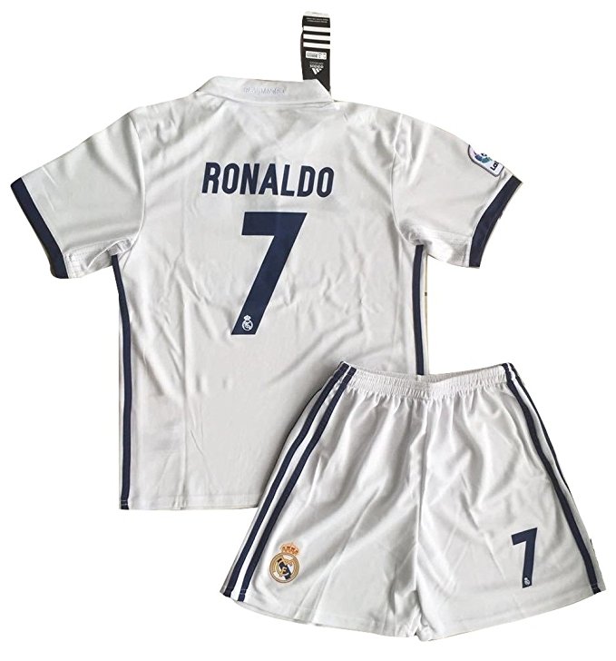 Cristiano Ronaldo #7 Real Madrid 2016/2017 Home Jersey & Shorts for Kids