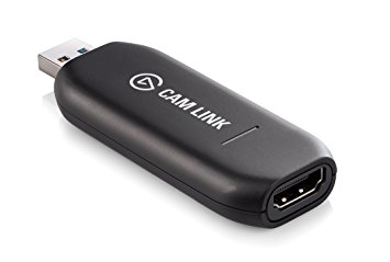 Elgato Cam Link — Compact HDMI capture device for live streaming and recording via DSLR, camcorder, or action cam