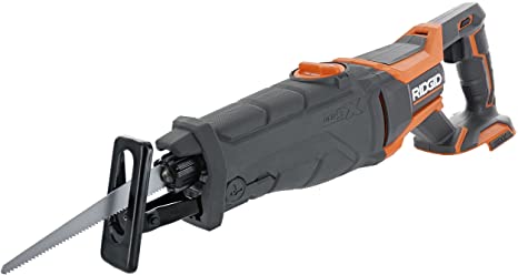 Ridgid R8642 Gen5X 18V Lithium Ion Cordless Reciprocating Saw with Tool-Free Blade Changing, Sight Line Blowing, and Variable Orbital Settings (Battery Not Included, Tool Only)