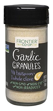 Frontier Culinary Spices Garlic Granules, 2.7-Ounce Bottle