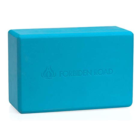 Forbidden Road Yoga Blocks (1PC/2PC) EVA Foam Yoga 4x6x9inch/ 3x6x9inch EVA Foam Yoga Bricks Blocks for Stability Balance Strength and Deepen Pose - Black/Turquoise/Green/Pink/Purple