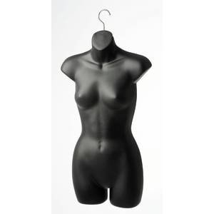 Black Hanging Forms Female Plastic