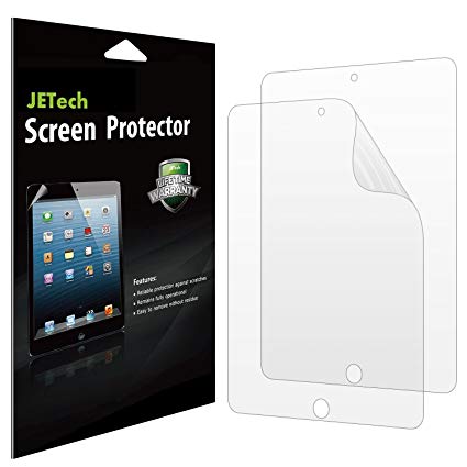 JETech Screen Protector for the new Apple iPad (9.7-Inch, 2018/2017 Model), iPad Air, iPad Air 2, iPad Pro 9.7, HD Clear Film, 2-Pack