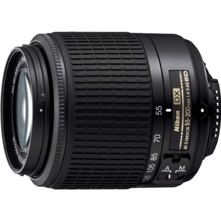 Nikon 55-200mm f4-5.6G ED AF-S DX Nikkor Zoom Lens (Certified Refurbished)