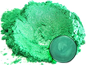 Mica Powder Pigment “Emerald Green” (50g) Multipurpose DIY Arts and Crafts Additive | Woodworking, Natural Bath Bombs, Resin, Paint, Epoxy, Soap, Nail Polish, Lip Balm (Emerald Green, 50G)