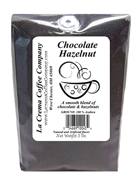 La Crema Coffee Chocolate Hazelnut, 2-Pound Package