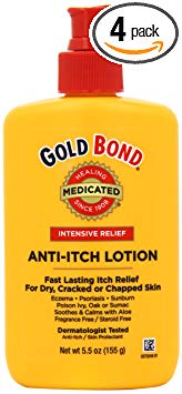 Gold Bond Anti Itch Lotion 5.5 Ounce, Bottles (Pack of 4)