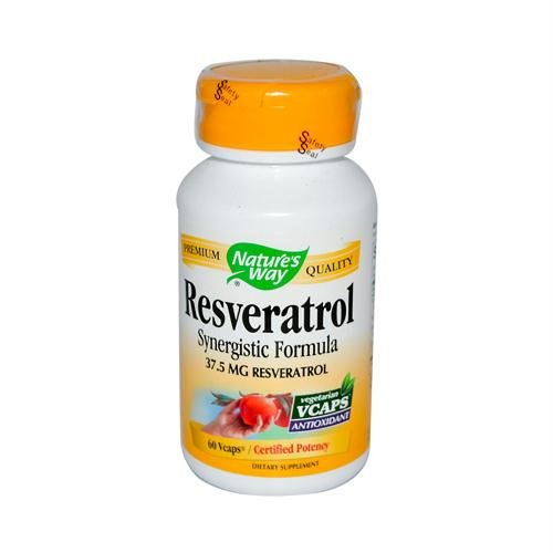 Natures Way Resveratrol -- 60 Vegetarian Capsules