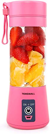 Portable Blender, Personal Size Blender Shakes and Smoothies Mini Jucier Cup USB Rechargeable