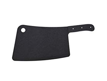 Epicurean Cleaver Shaped Cutting and Serving Board, 15" by 10", Slate