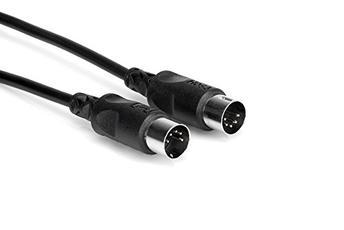 Hosa MID-320BK 5-Pin DIN to 5-Pin DIN MIDI Cable, 20 feet
