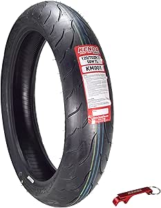 Kenda KM1 Sport Touring Front Motorcycle Tire 120/70ZR17 58W TL w/Keychain