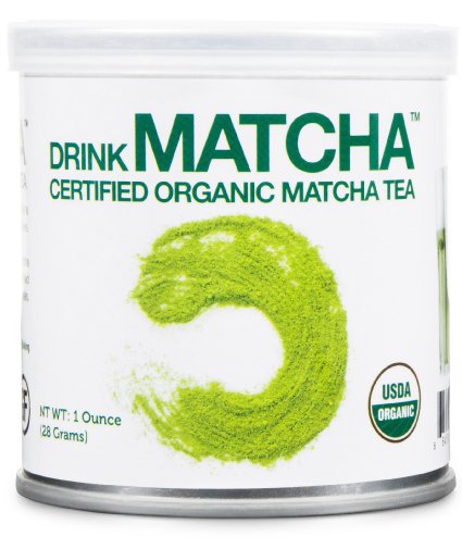 DrinkMatcha - Matcha Green Tea Powder - USDA Organic - 100 Pure Matcha Green tea Powder - Nothing added 1 oz tin