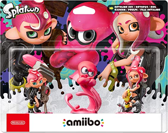 Octoling Triple Pack (Octoling Boy   Octopus   Girl) amiibo (Splatoon Collection) (Nintendo Switch)