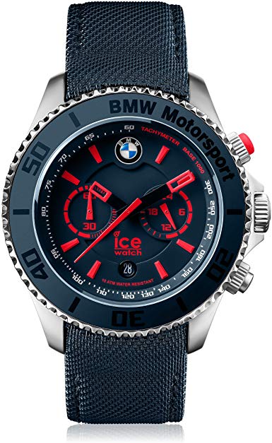 Ice-Watch - BMW Motorsport (Steel) Blue Red - Men's Wristwatch with Leather Strap