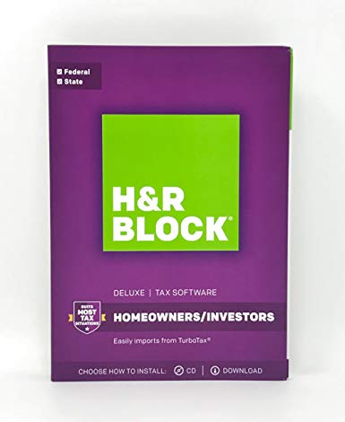 H&R BLOCK Tax Software Deluxe   State 2017
