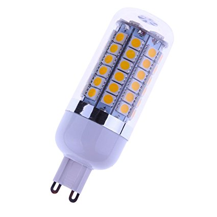 LEMONBEST™ 8 watts LED Corn Bulb 110V G9 Base 69 SMD 5050 8W 1000LM 2800-3200K Warm White Light Bulb