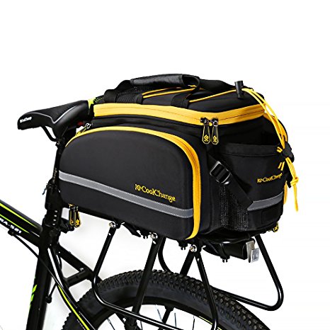 Coolchange Bicycle Pannier Bag Bike Rear Pannier Bag Expedition Rack Bag Waterproof 35liters 2100cubic inches