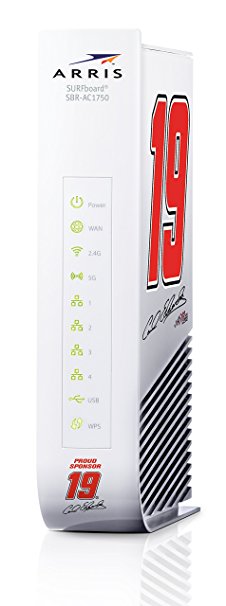 ARRIS SURFboard SB-AC1750CE Carl Edwards Edition AC1750 WiFi Router - White (SBR-AC1750CE-2)