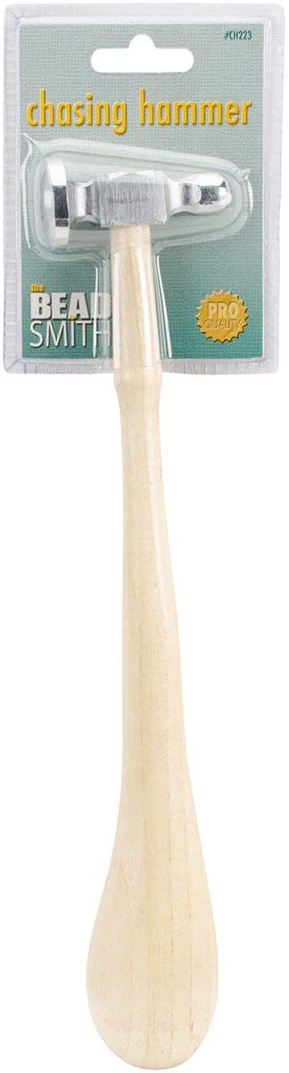 Beadsmith 4.75 oz. Chasing Dome Head Hammer10-inch, Acrylic, Multicoloured