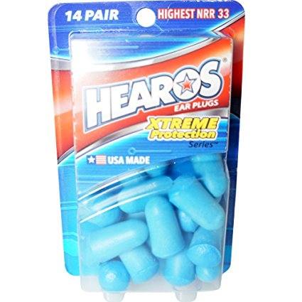 Hearos Xtreme Protection Series Ear Plugs 14 Pairs (Pack of 5)