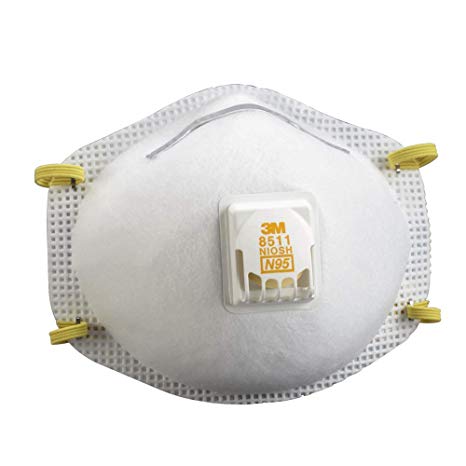 3M 50051138543438 Particulate Respirator 8511, N95 (Pack of 160)