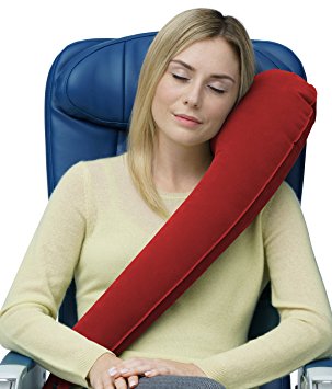 Travelrest - Ultimate Travel Pillow  - Lean Into It To Sleep - Fall Asleep Faster, Stay Asleep Longer (Rolls Up Small)