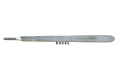 Excel Long Scalpel Handle #4L - fitting surgical blades #20 thru 25