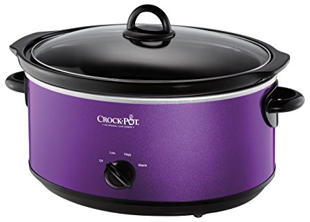 Crockpot SCV700-KP Deisgn to Shine 7QT Slow Cooker, Purple