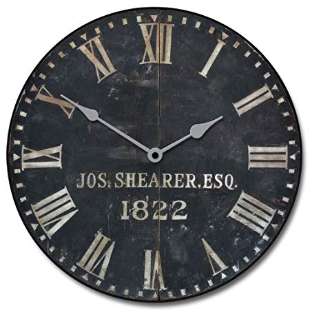 1822 Old Sheriffs Wall Clock, Available in 8 Sizes, Most Sizes Ship The Next Business Day,